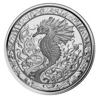 Silbermünze Seepferdchen 1 oz 2023 Samoa Silber 999 Seahorse Niedersachsen - Fürstenau Vorschau