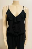 NEU! H&M Long Jumpsuit Sommer Schwarz Volants Gr.M/38 Hessen - Seligenstadt Vorschau