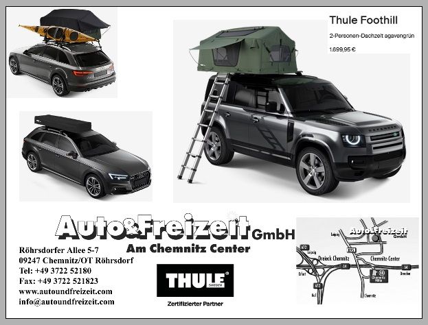 Thule Tepui Autana 4-Personen-Dachzelt haze grey Modell 2024 in Röhrsdorf