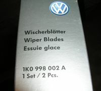 Scheibenwischersatz Original VAG Golf 5/Jetta 1K0 998 002 A -NEU- Bayern - Langensendelbach Vorschau