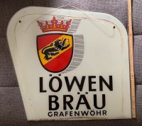 Große alte Glasreklame Löwenbräu Grafenwöhr Bayern - Grafenwöhr Vorschau