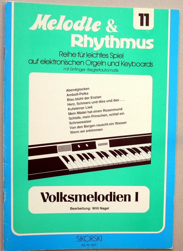 Noten: Melodie & Rhythmus Volksmelodien I + II in Oberursel (Taunus)