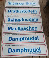 6 Verkaufsschilder Schupfnudeln Bratwurst Dampfnudel... 100 x 25 Baden-Württemberg - Dunningen Vorschau