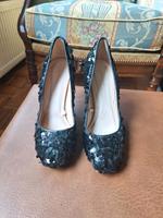 Zara High Heels Pumps Schuhe schwarz Pailletten Gr. 37 Wandsbek - Hamburg Wellingsbüttel Vorschau