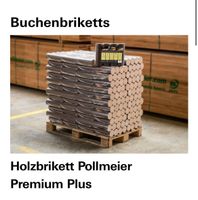 Buchenbriketts Pollmeier 10x10 kg hocheffizient Brennholz Nordrhein-Westfalen - Verl Vorschau