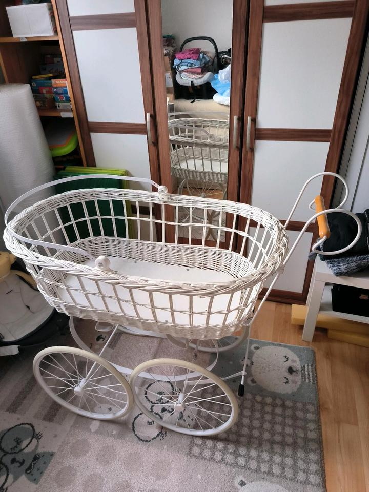 Retro Stubenwagen Beistellbett Bett Kinderbett Wiege Babybett in Markt Schwaben