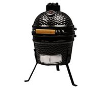 2-in-1 Kamado-Grill Smoker Keramik 56 Cm Schwarz Bayern - Landau a d Isar Vorschau