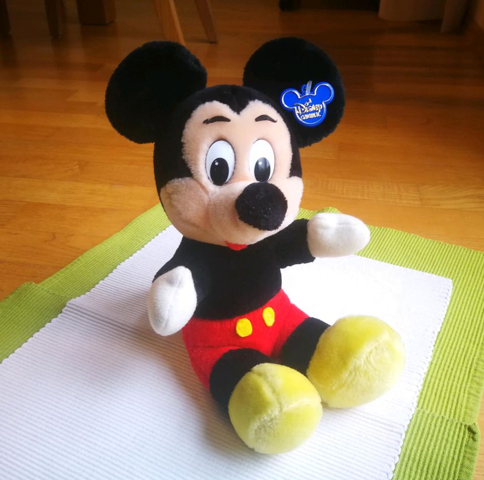 Micky Maus Original Mickey Mouse Plüschtier 1980er Disneyland in München