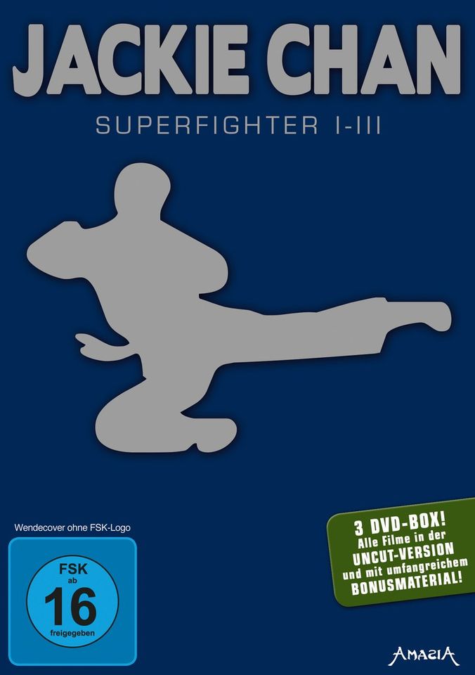 Jackie Chan Film Box Superfighter 1 - 3 DVD | Top Zustand in Dinkelscherben