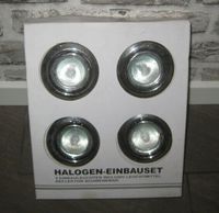 Spot-Halogen Einbau-Set 4x20W schwenkbar+Leuchtmittel Chrom-Optik Parchim - Landkreis - Parchim Vorschau