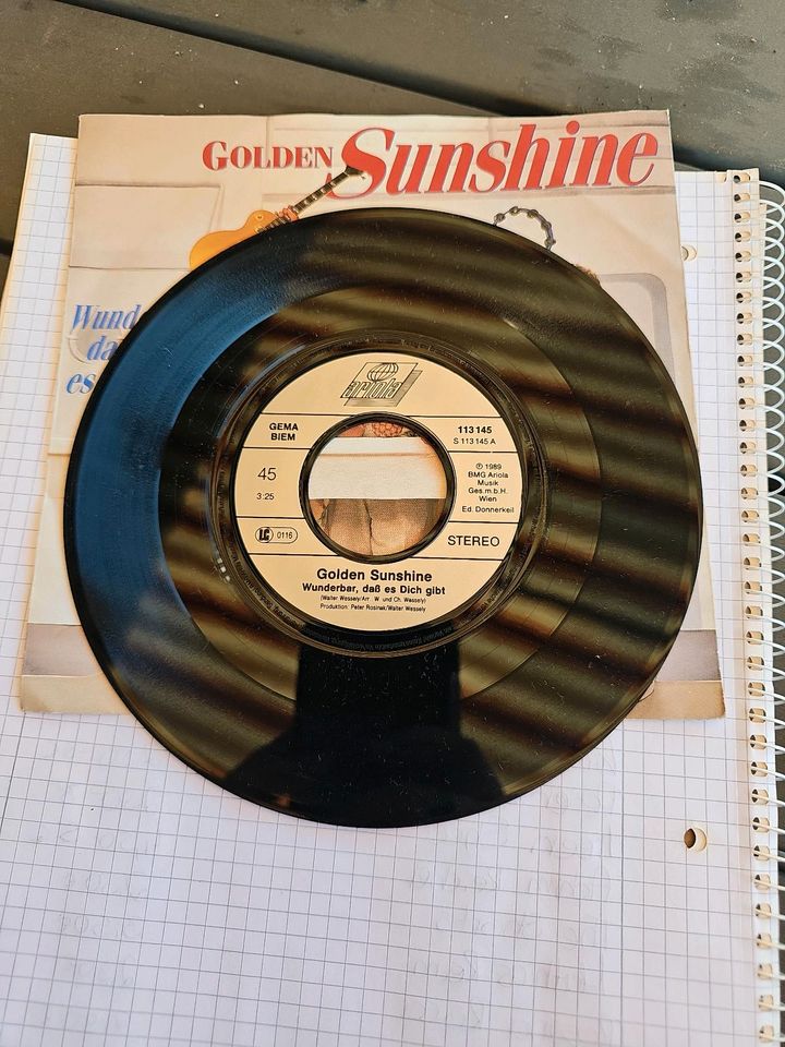 Golden Sunshine Schallplatte in Itzehoe