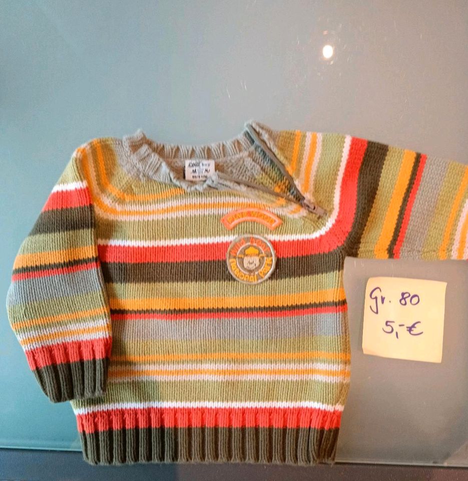 3 verschiedene Pullover Jungen 74/80 80 86 in Lissendorf