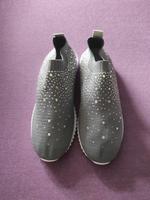 Neu Sommer Sneakers Grau Pailletten Gr.40 Bremen - Vegesack Vorschau