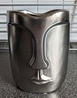 Vase „Gesicht“, Keramik, Metall-Optik, TOP Hessen - Fulda Vorschau