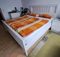 Bett Doppelbett Hemnes mit Lattenrost Ikea weiß 180x200cm Sachsen - Wolkenstein Vorschau