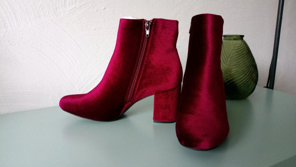 Stiefeletten*Samt*Gothic*LARP*Hippie*Flower-Power* in Datteln