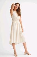 Trägerkleid beige wadenlang Gr.L Hessen - Erlensee Vorschau