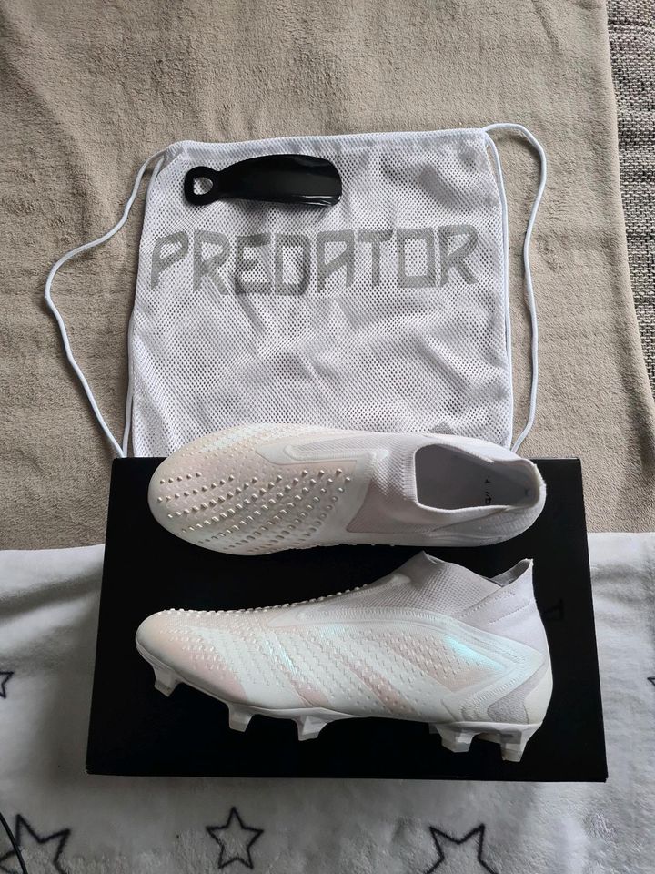 Fußballschuhe Adidas Predator Accuracy + Fg Pearlized weiss in Geisa