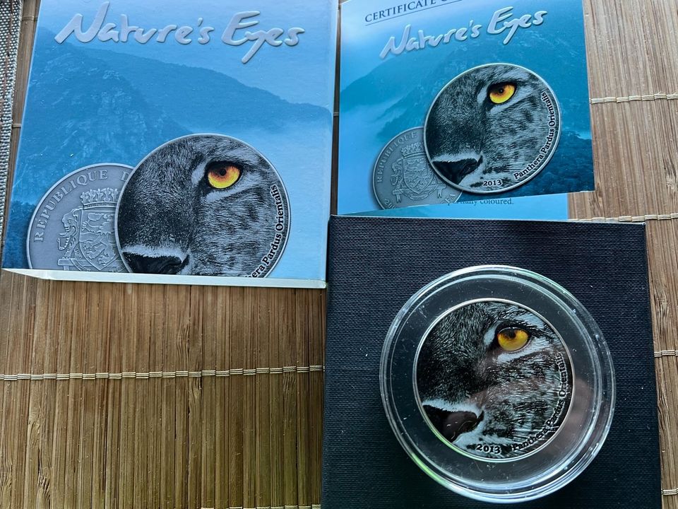 Amur Leopard Congo 2013 Silber 2oz Nature Eyes in Wallenhorst