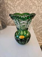 Massive Vase Echt Bleikristall Grün&Weiss Berlin - Charlottenburg Vorschau