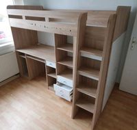 Hochbett mit Schreibtisch und Schrank Brandenburg - Calau Vorschau