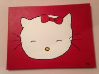 Acrybild "Hello Kitty rot" Bayern - Wolnzach Vorschau