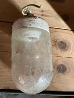 Alte Lampe Antik Vintage E27 Keramik Glas Sachsen - Meißen Vorschau