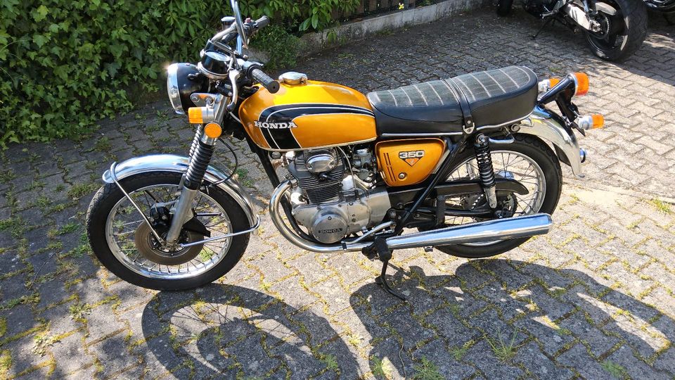 Honda CB 350 B4 EZ 1973 Survivor, nicht restauriert in Bingen