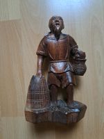 Alte chinesische Holzfigur Fischer West - Höchst Vorschau