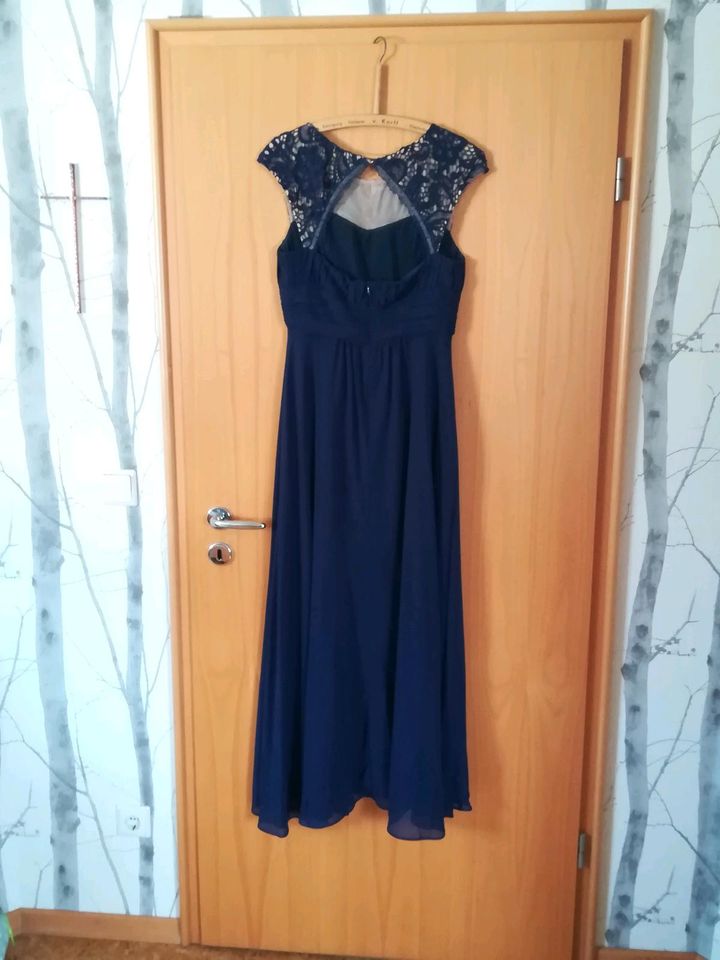 Sommerkleid,Maxikleid,M, blau, neuwertig, Abendkleid, Anlasskleid in Olsberg