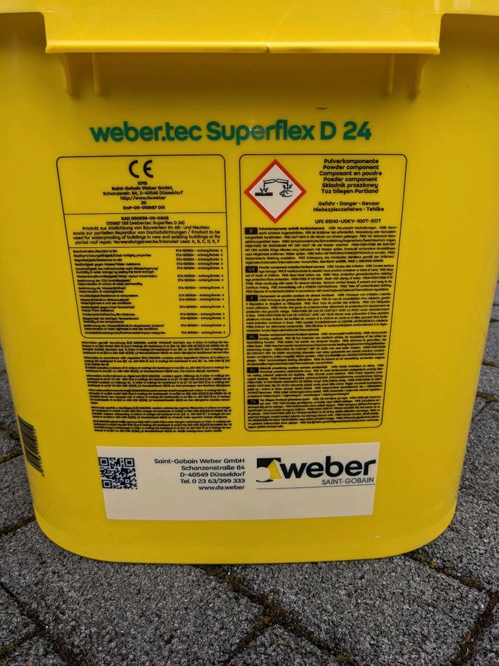 12 kg Bauwerksabdichtung - Weber Reaktive Dickbeschichtung 2K in Hasselroth