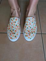 Sommer Sneaker Orangenprint Bayern - Germering Vorschau