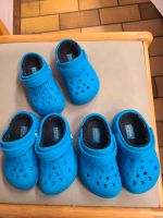 Kinder Crocs - blau Innenfutter - gr. 6-7 23-24 - Kinderschuhe Nordrhein-Westfalen - Bocholt Vorschau