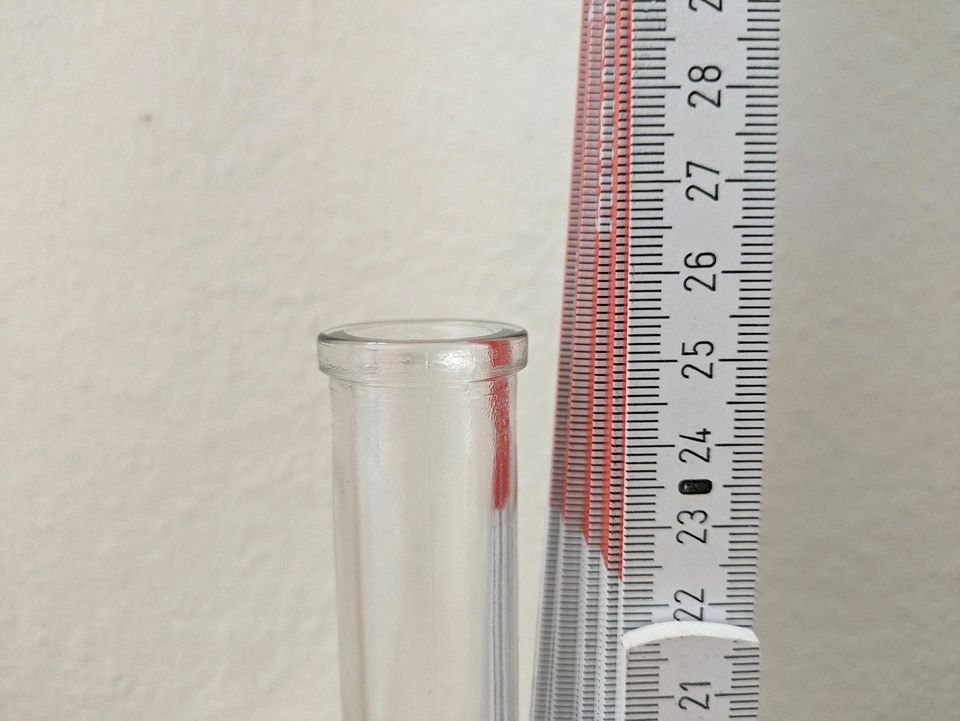 Vase Glas 25cm hoch in Hamburg