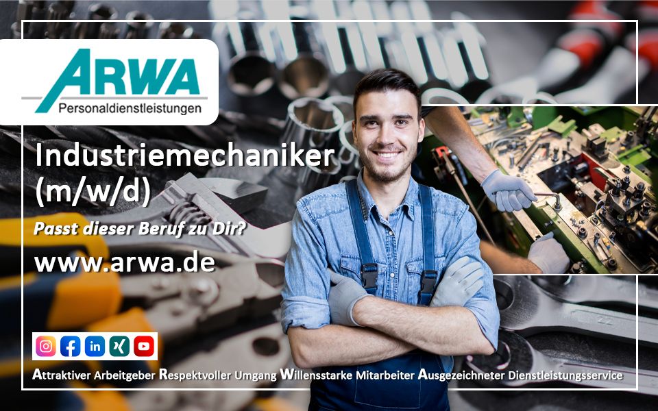 ➡️ Industriemechaniker Schlosser (m/w/d) ⭐ VOLLZEIT in BOCHUM in Bochum