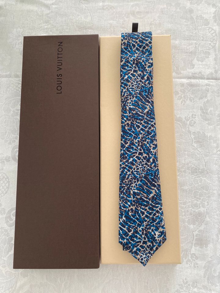 Louis Vuitton Krawatte - Blau Monogramm in München - Schwabing-West