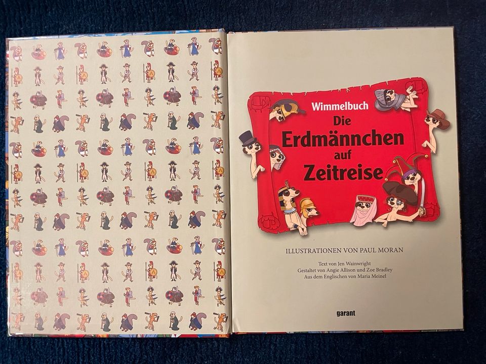 Wimmelbuch Erdmännchen auf Zeitreise, Geschichte, Dinos,…Zukunft in Lampertheim