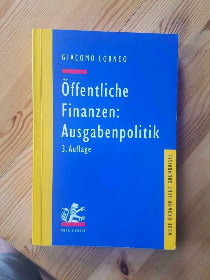 Fachbuch "Öffentliche Finanzen: Ausgabenpolitik" von G. Corneo in Dormagen