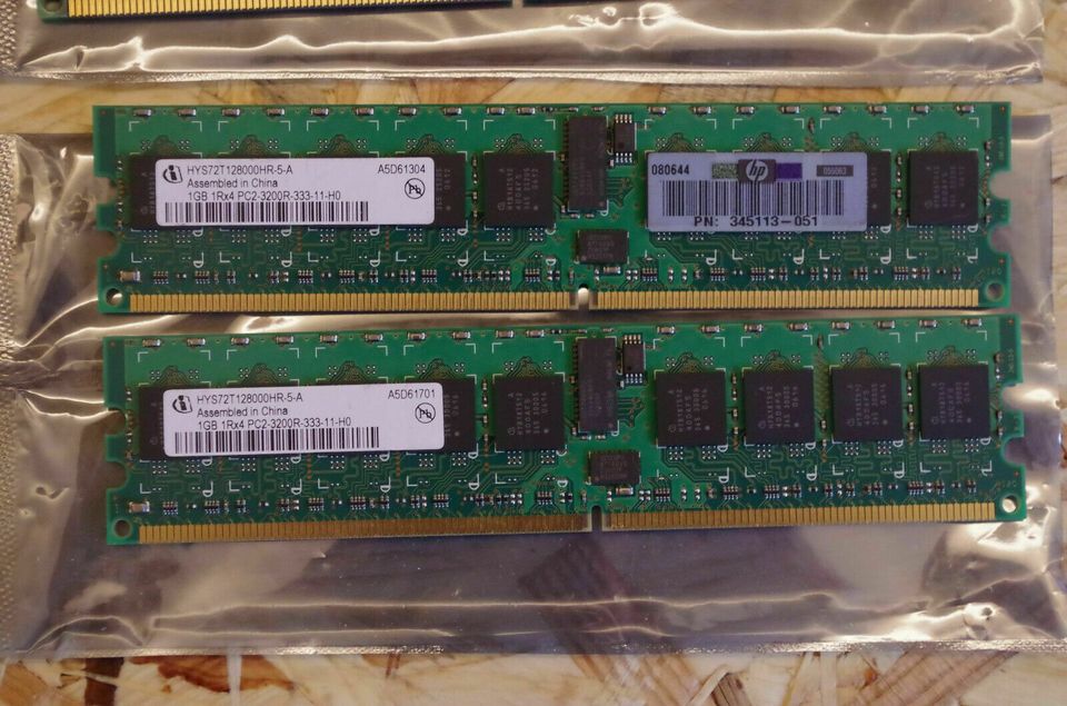 Arbeitsspeicher ECC RAM diverse Riegel DDR2 512MB 1GB 2GB Server in Baunach