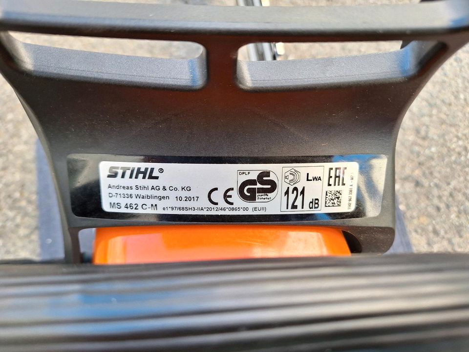 Stihl Benzin Kettensäge MS 462 C-M VW, RH, Schienenlänge 50 CM in Clausthal-Zellerfeld