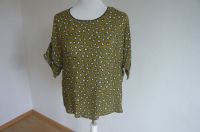 edc by Esprit kurzarm Bluse Shirt Gr. M khaki Leo Print Hessen - Seligenstadt Vorschau