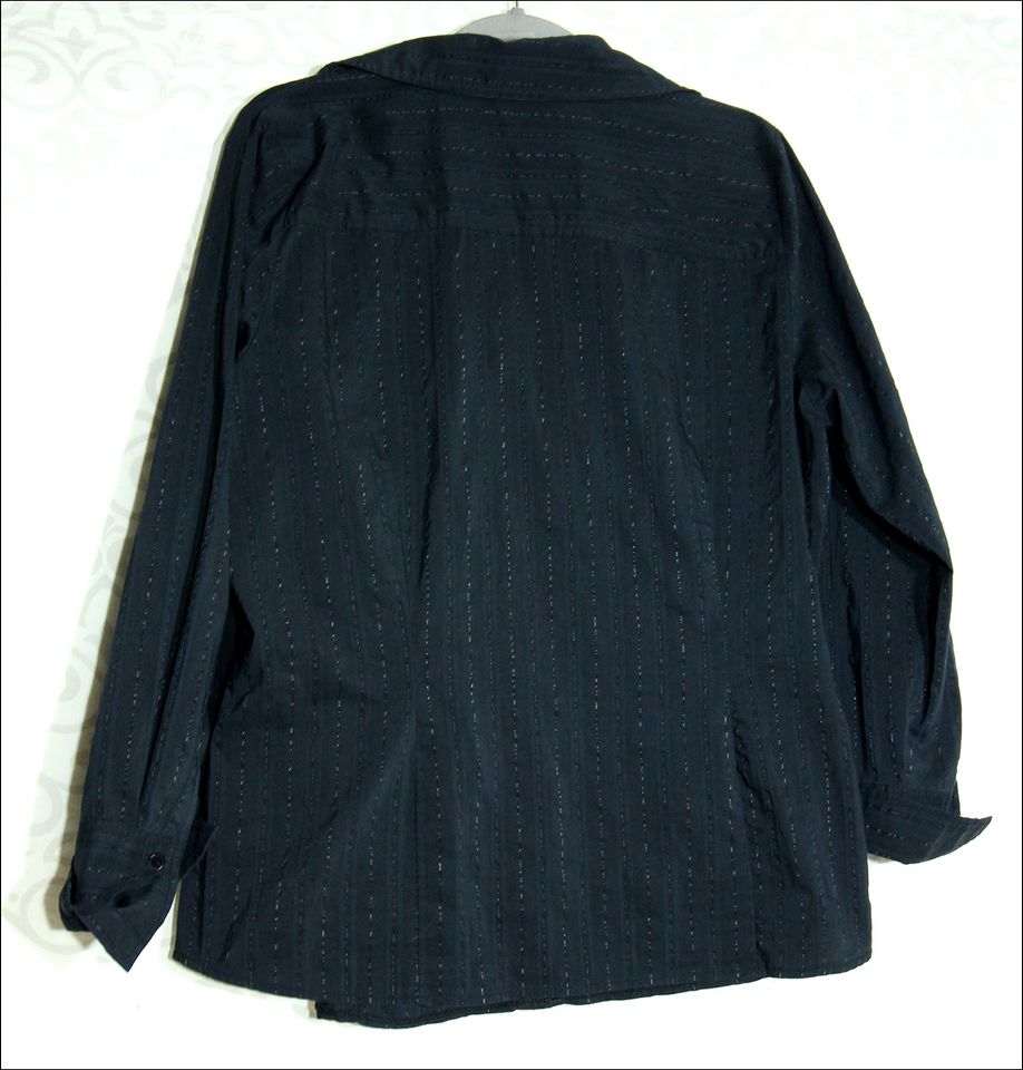 ►Yessica feine schwarze Bluse Gr. 48-50◄ leicht stretchig WIE NEU in Monheim am Rhein