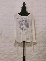 TOP Langarmshirt Cecil Größe L mit Vintage weiß Muster TOP Saarland - Ottweiler Vorschau