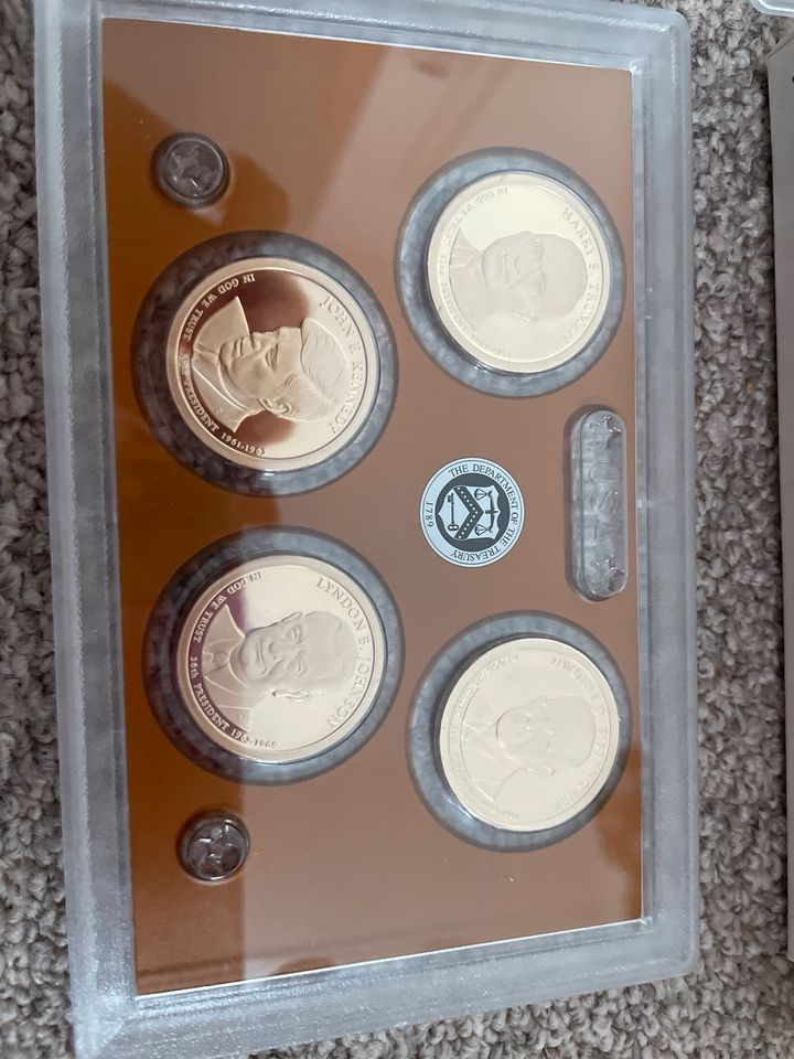USA Münzen Proof Set NEU OVP Dollar sammeln in Dresden