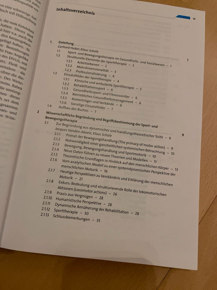 K. Schüle / G.Huber: Grundlagen der Sport- und Bewegungstherapie in München