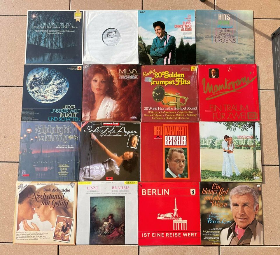 327 Schallplatten LP Vinyl Sammlung in Vallendar