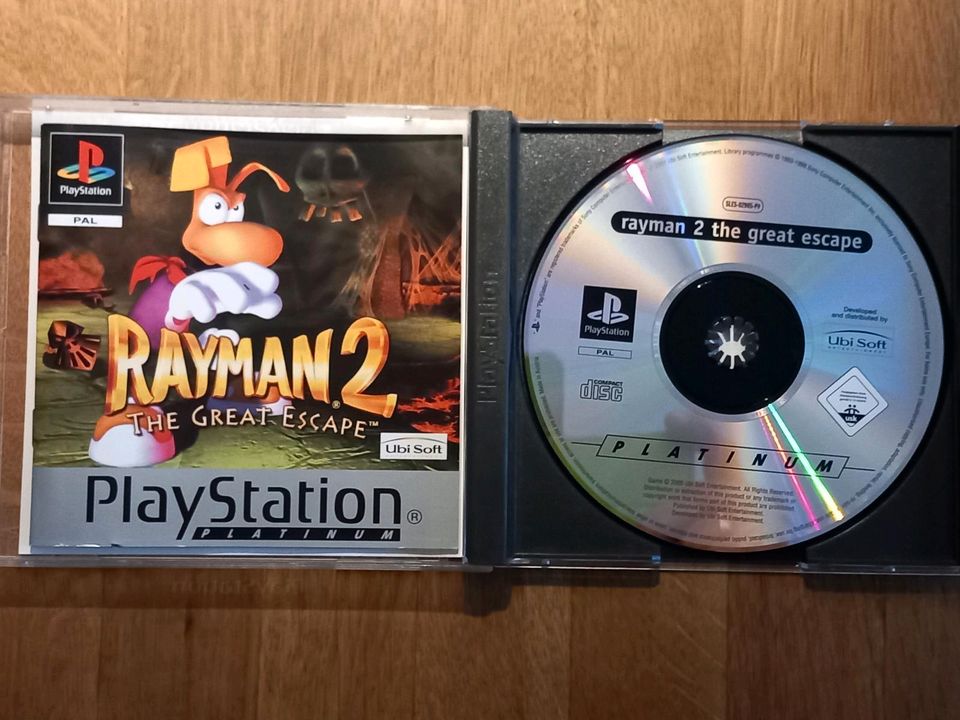 Play Station Spiel RAYMAN 2 The great Escape Game in Langenberg