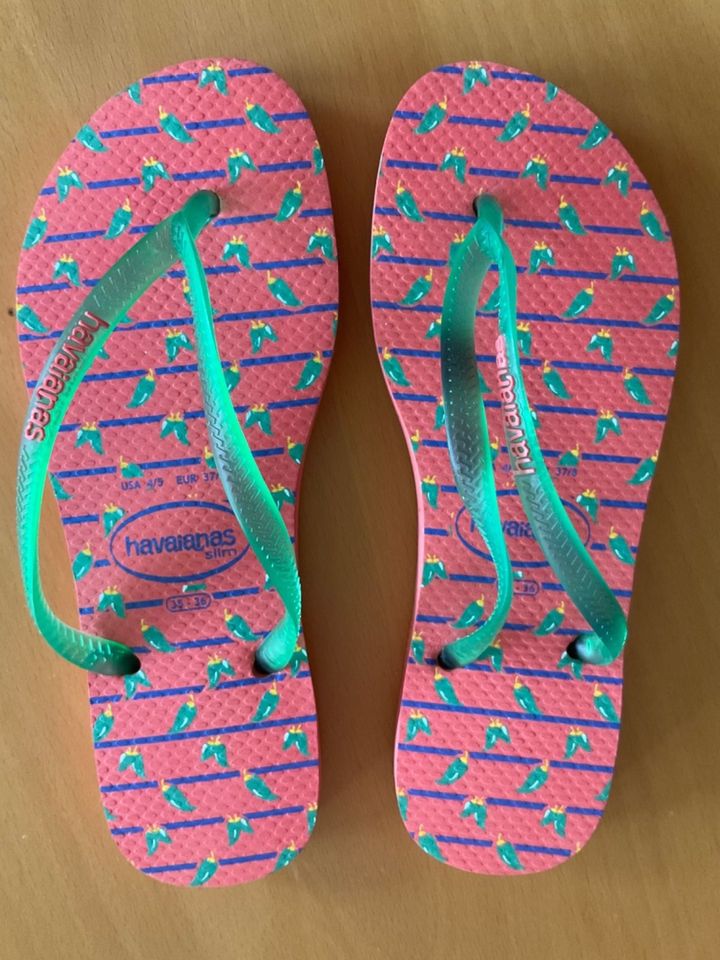 Havaianas Gr.37/38 Wonderwoman und Chilis Badeschuhe Flip Flops 1 in Ulm