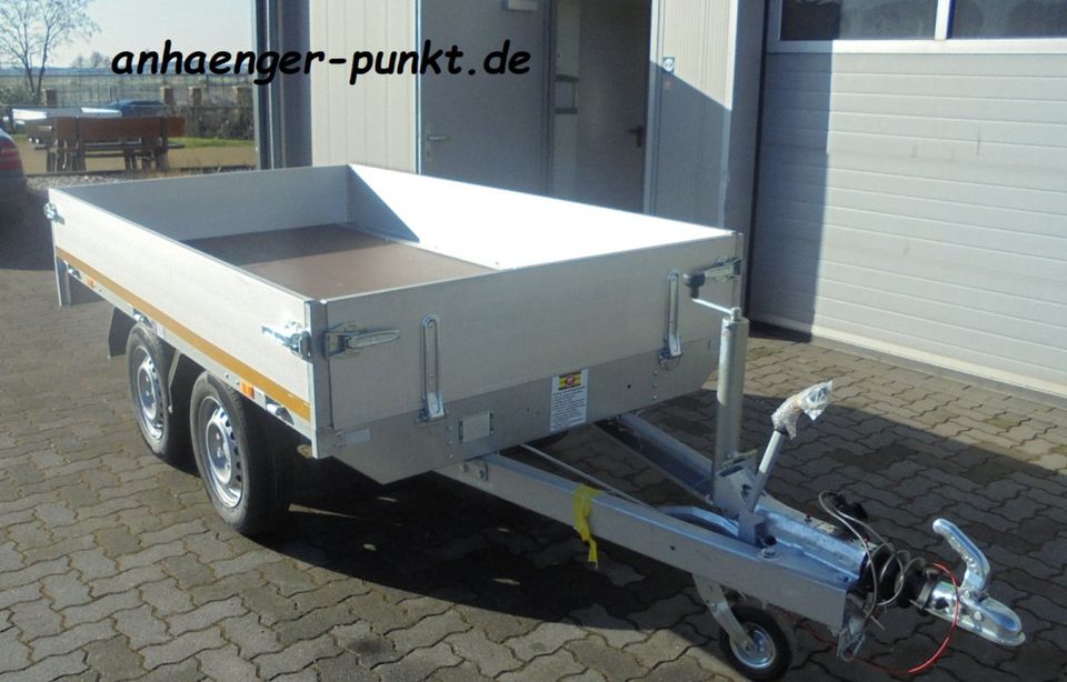 PKW ALUMINIUM HOCHLADER TANDEM Anhänger 3060 x 1530 mm 2000kg 2to in Xanten