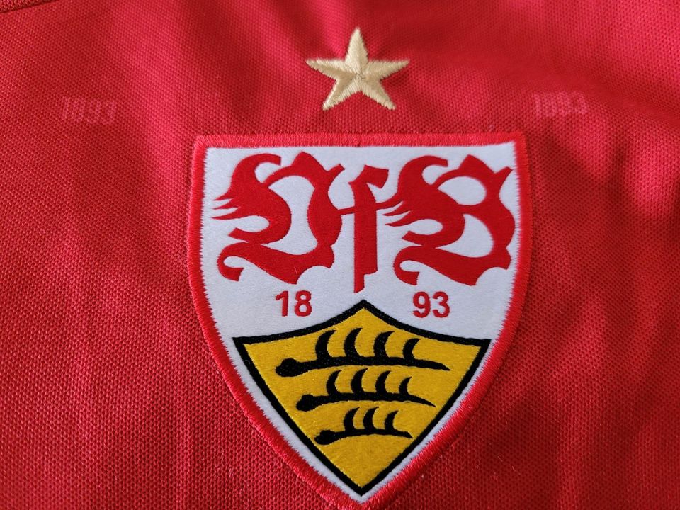 VfB Stuttgart Trikot mit Autogrammen in Emeringen